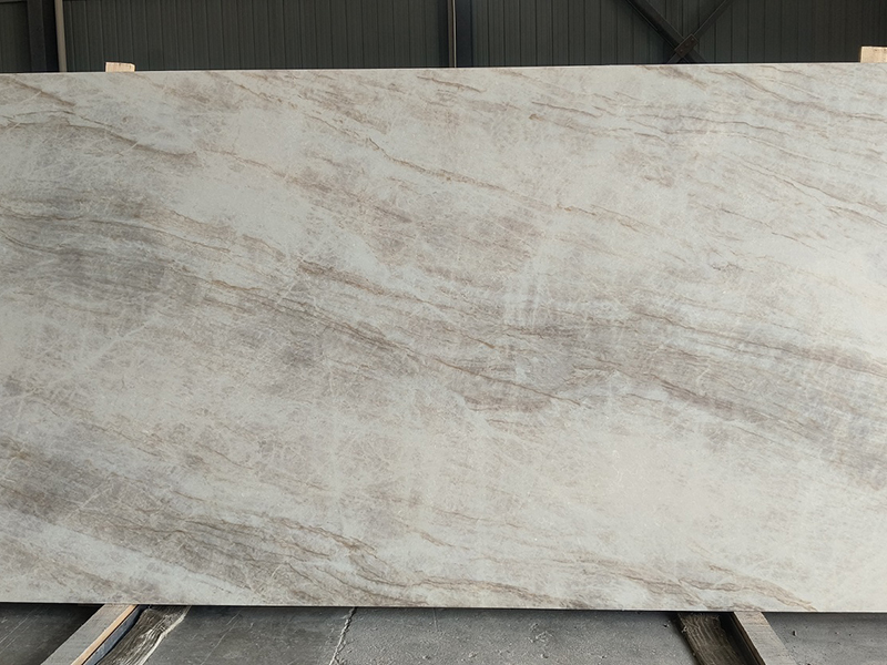 Taj mahal quartz slab